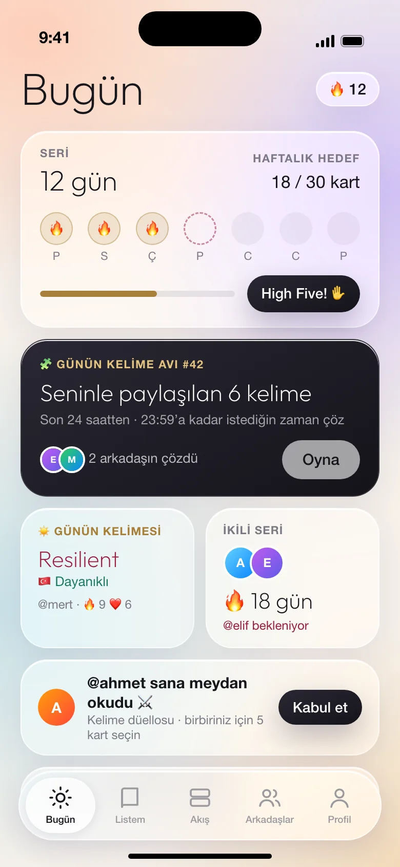 Bugün dashboardu